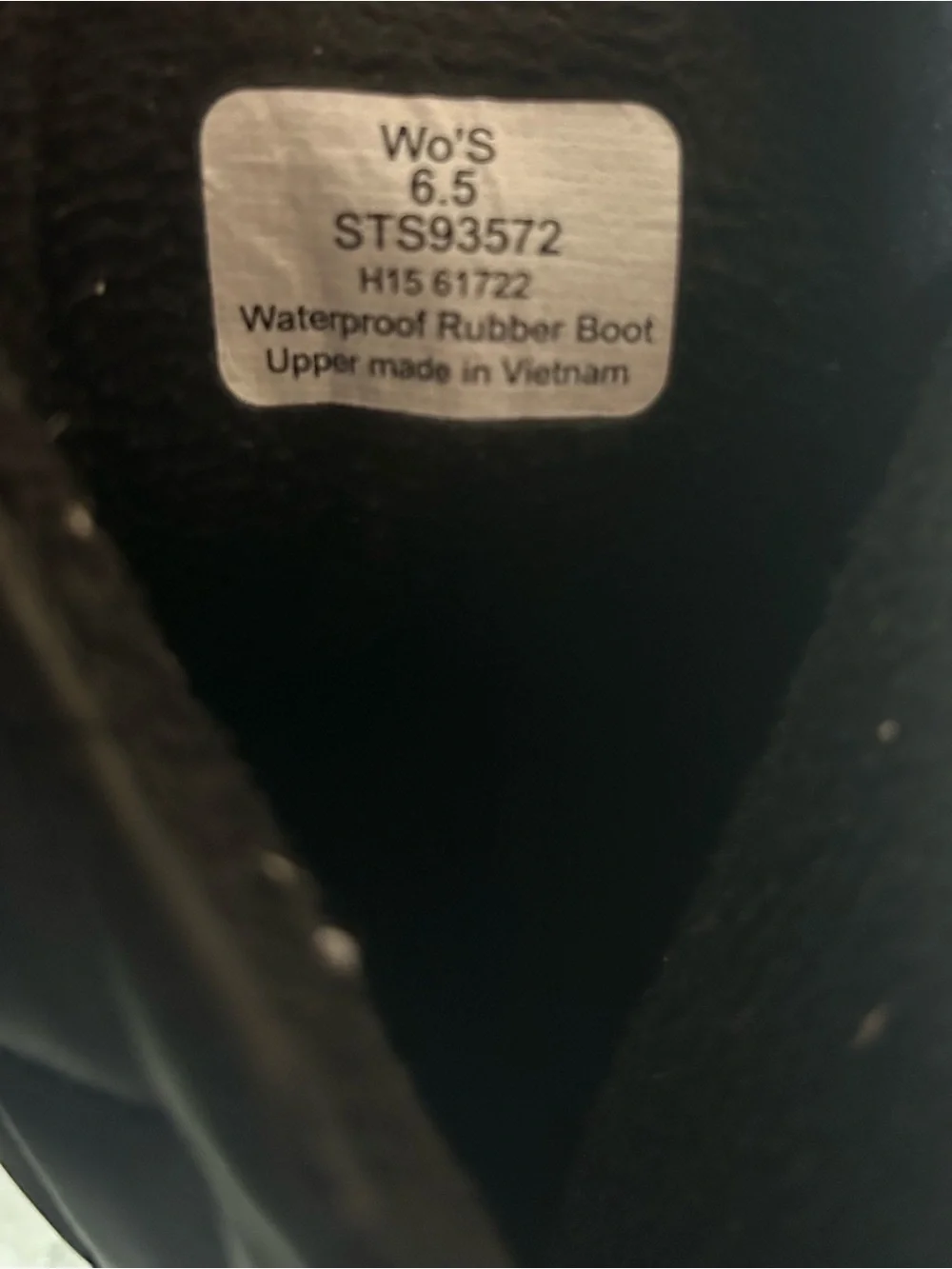 Women’s Black Waterproof Lace-Up Duck Boots